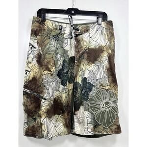 Lost Enterprises Mayhem Board Shorts Swim Men’s 33 Y2K Hibiscus Surf Rare